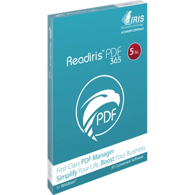 CANON IRIScan Readiris PDF Family 365 - 5lic Win - Box PDF Manager