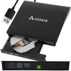 IZOXIS - CD/DVD író beépített USB 3.0 kábellel