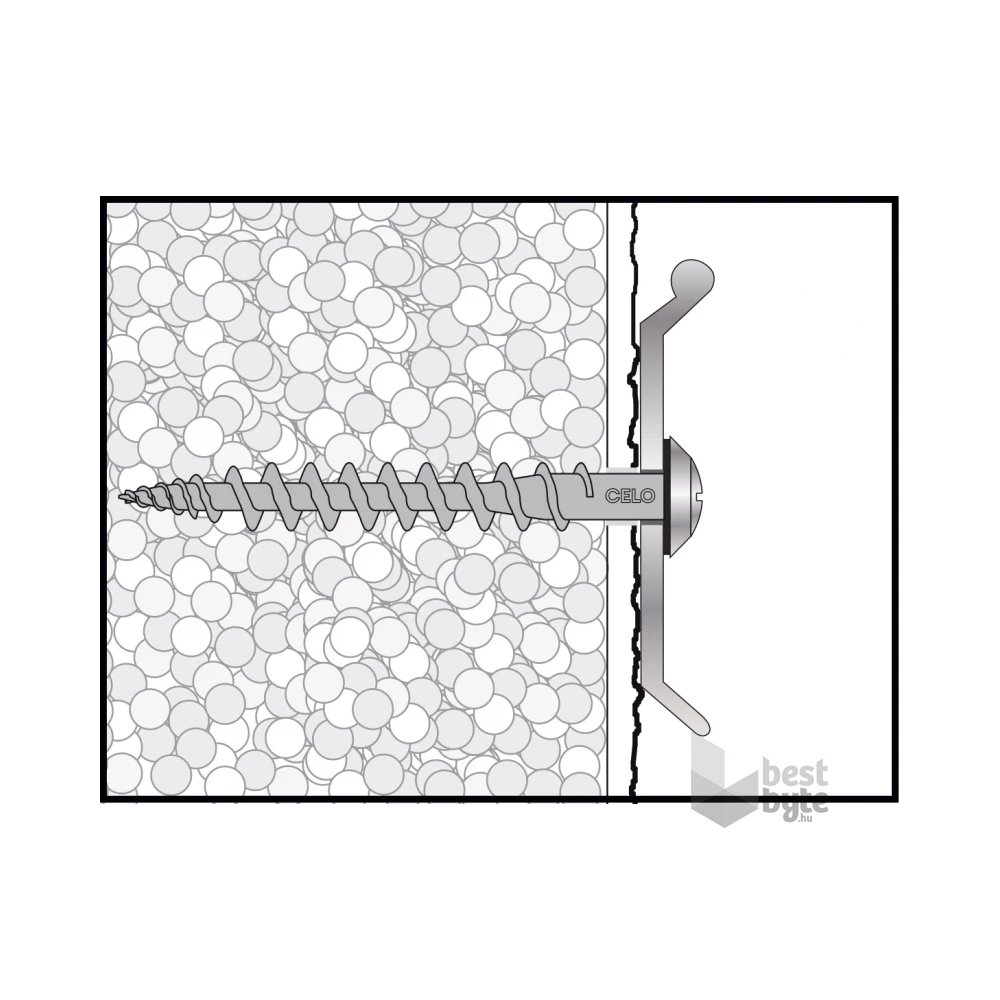 CELO 4,5 x 25 TX25 V2A EPDM tömítéssel 50 db / doboz bádogos csavar