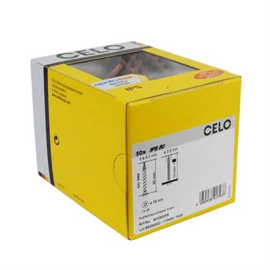CELO IPS 80 réz barna - RAL 8004 (50 db / doboz) szigetelőanyag csavar