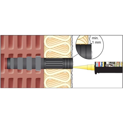 CELO Resitherm 120-160 mm szigetelés vastagsághoz rögzítő szett