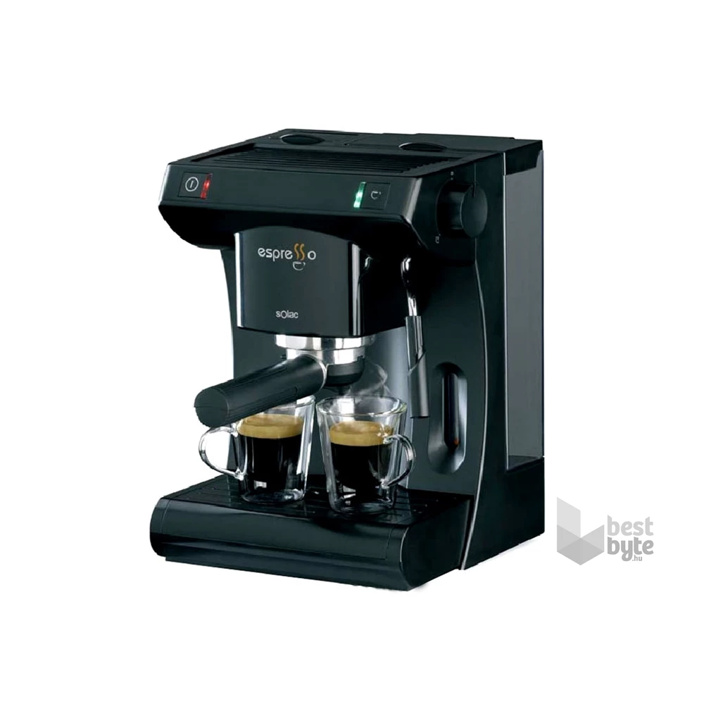 SOLAC CE 4490 Presszókávéfőző - 18 bar, örölt kávéval és 1 adagos E.S.E pod-dal