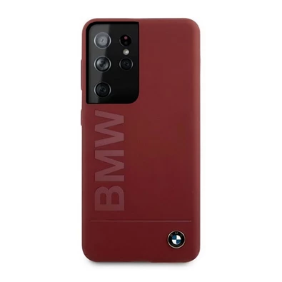 CG Mobile BMHCS21LSLBLRE BMW Galaxy S21 Ultra (SM-G998) 5G piros szilikon hátlap
