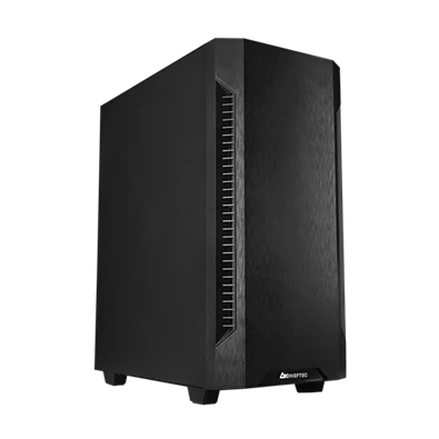 CHIEFTEC Ház ELOX AS-01B-OP ATX, 1db Ventillátorral, Tápegység nélkül, Fekete