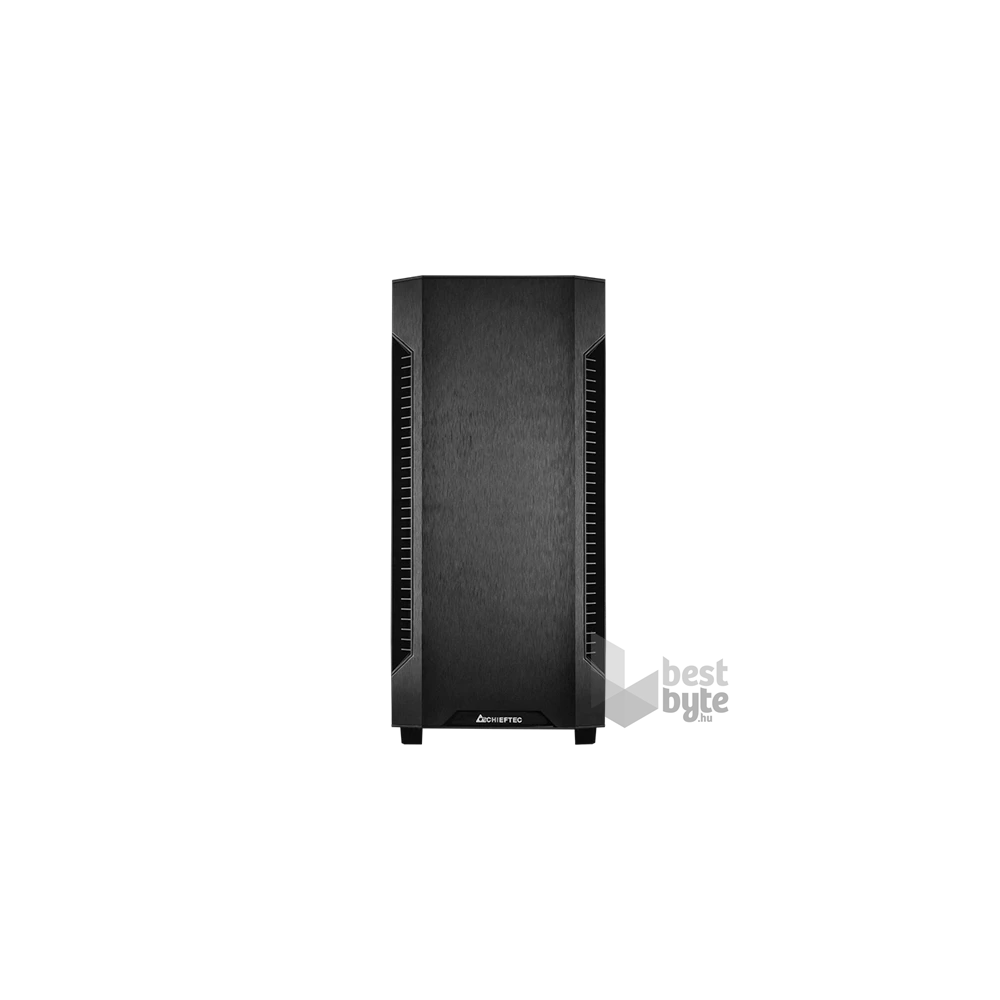 CHIEFTEC Ház ELOX AS-01B-OP ATX, 1db Ventillátorral, Tápegység nélkül, Fekete