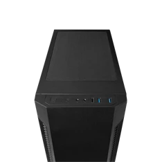 CHIEFTEC Ház ELOX AS-01B-OP ATX, 1db Ventillátorral, Tápegység nélkül, Fekete