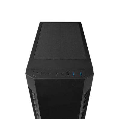 CHIEFTEC Ház ELOX AS-01B-OP ATX, 1db Ventillátorral, Tápegység nélkül, Fekete