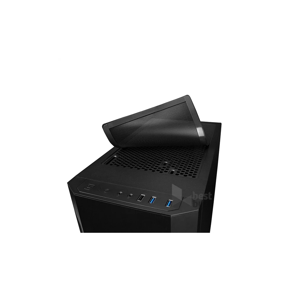 CHIEFTEC Ház ELOX AS-01B-OP ATX, 1db Ventillátorral, Tápegység nélkül, Fekete