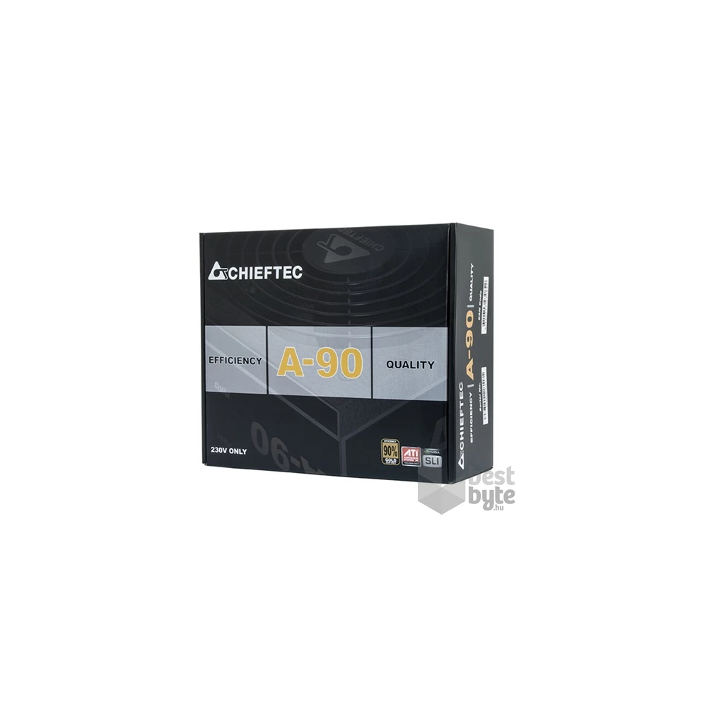 CHIEFTEC Tápegység Moduláris, A-90 Series 750W, 12cm ATX BOX