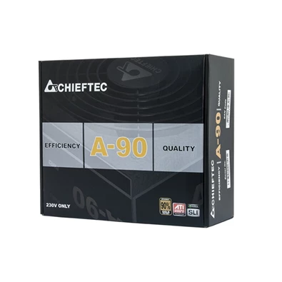 CHIEFTEC Tápegység Moduláris, A-90 Series 750W, 12cm ATX BOX