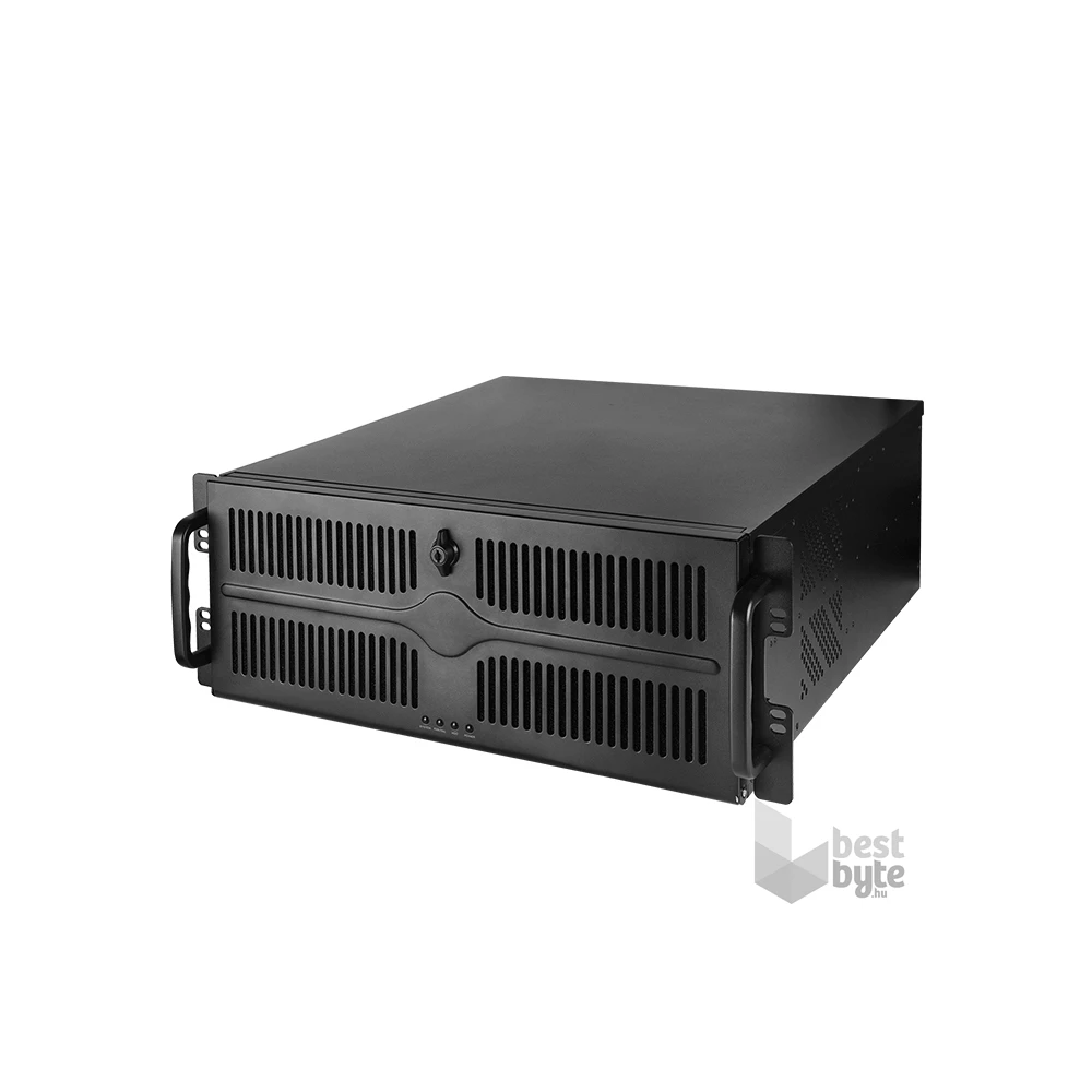 CHIEFTEC UNC-409S-B-OP fekete (táp nélküli) 4U rackbe szerelhető ATX ház