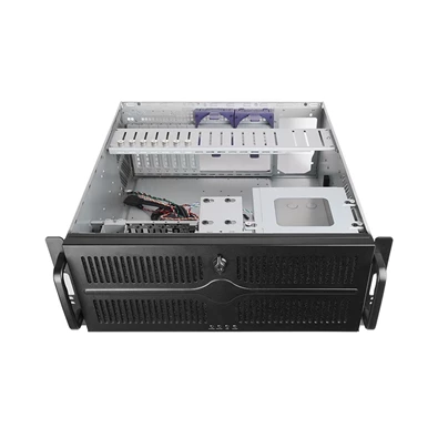 CHIEFTEC UNC-409S-B-OP fekete (táp nélküli) 4U rackbe szerelhető ATX ház