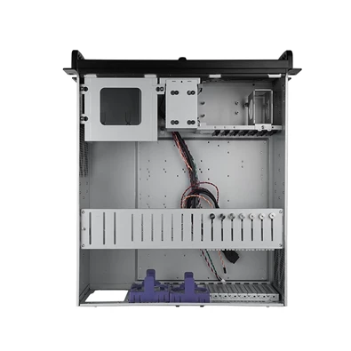 CHIEFTEC UNC-409S-B-OP fekete (táp nélküli) 4U rackbe szerelhető ATX ház