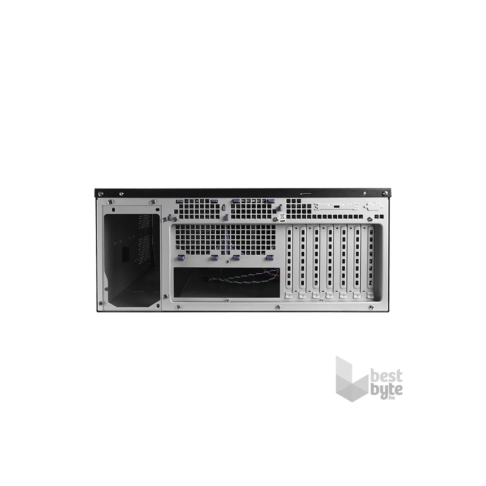 CHIEFTEC UNC-409S-B-OP fekete (táp nélküli) 4U rackbe szerelhető ATX ház