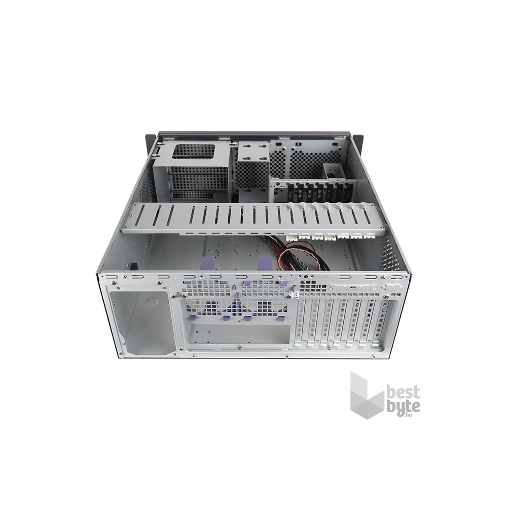 CHIEFTEC UNC-409S-B-OP fekete (táp nélküli) 4U rackbe szerelhető ATX ház