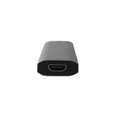 CHIEFTEC USB HUB 5-in-1, USB-C, 2xUSB-A, USB-C, HDMI, 80W USB-C Töltő port, fekete