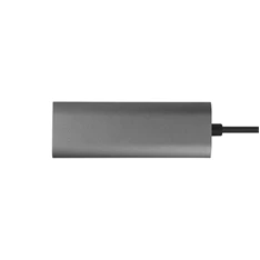 CHIEFTEC USB HUB 5-in-1, USB-C, 2xUSB-A, USB-C, HDMI, 80W USB-C Töltő port, fekete