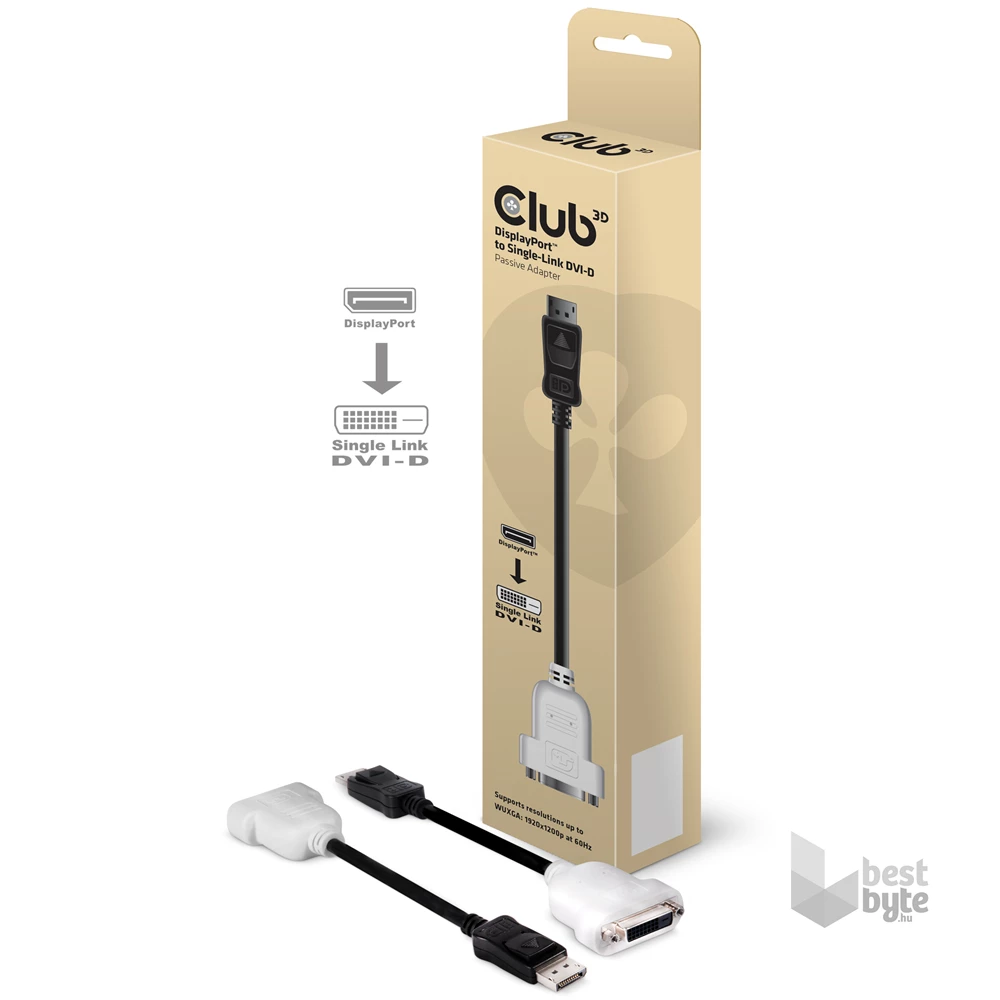 CLUB3D Displayport - DVI-D passive adapter