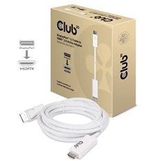 CLUB3D Displayport 1.2 - HDMI 2.0 3m adapter kábel