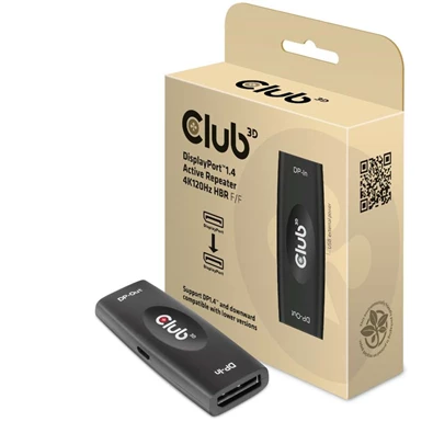 CLUB3D Displayport 1.4 4K120Hz HBR3 Active Repeater