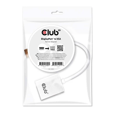 CLUB3D Displayport - D-Sub active adapter