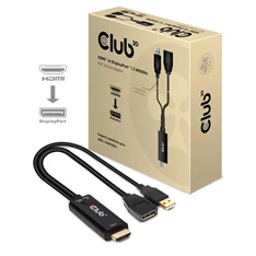 CLUB3D HDMI - Displayport 4K60Hz aktív adapter