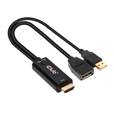 CLUB3D HDMI - Displayport 4K60Hz aktív adapter