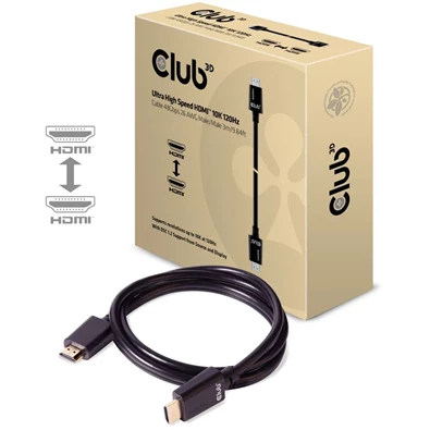 CLUB3D HDMI 2.1 - Ultra High Speed HDMI 4K 120Hz 3m kábel