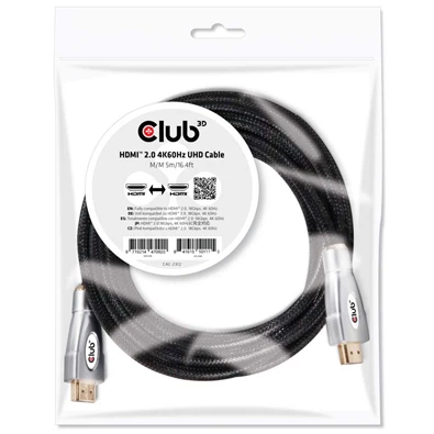 CLUB3D HDMI 2.0 - HDMI 2.0 UHD 5m kábel