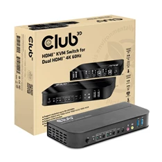 CLUB3D HDMI - Dual HDMI 4K 60Hz KVM switch