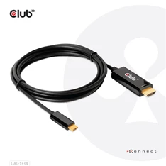 CLUB3D HDMI - USB Type C 4K60Hz 1,8m kábel