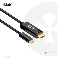 CLUB3D HDMI - USB Type C 4K60Hz 1,8m kábel