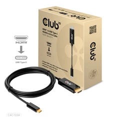 CLUB3D HDMI - USB Type C 4K60Hz 1,8m kábel