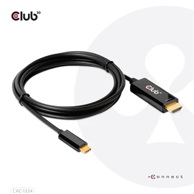 CLUB3D HDMI - USB Type C 4K60Hz 1,8m kábel