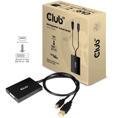 CLUB3D Mini Displayport - DVI-D Dual-Link active adapter