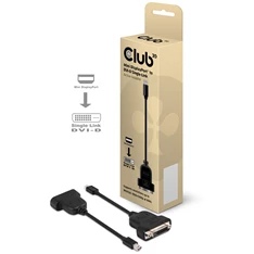 CLUB3D Mini Displayport - DVI-D Single-Link active adapter