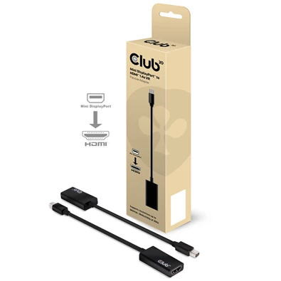 CLUB3D Mini Displayport - HDMI 1.4 passive 3D adapter