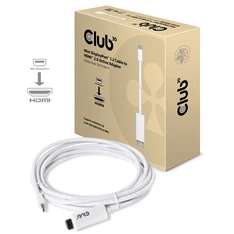 CLUB3D Mini Displayport - HDMI 2.0 3m adapter kábel