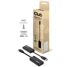 CLUB3D Mini Displayport - HDMI 2.0 adapter