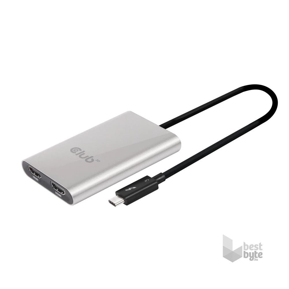 CLUB3D SenseVision Thunderbolt 3 - 2x HDMI 2.0 adapter