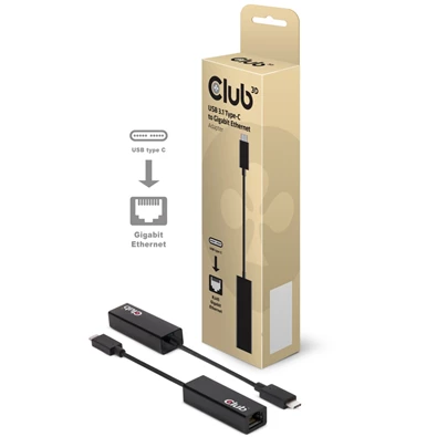 CLUB3D USB 3.1 Type C - Gigabit Ethernet adapter