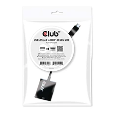 CLUB3D USB 3.1 Type C - HDMI 2.0 UHD 4K 60Hz adapter