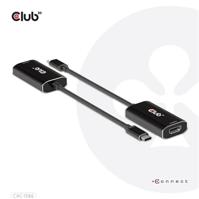CLUB3D USB Type C - HDMI 4K120Hz Active Adapter