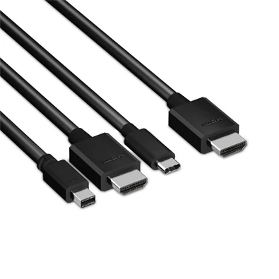 CLUB3D USB Type C + HDMI + Mini Displayport 1.2 - HDMI 4K60Hz HDR aktív adapter