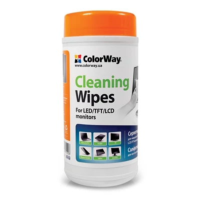 COLORWAY CW-1071 (wipes for Laptops & Monitors 100 pcs) 100 db törlőkendő