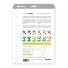 COLORWAY Fotópapír, fényes öntapadó (glossy self-adhesive), 135 - 80g/m2, A4, 50 lap