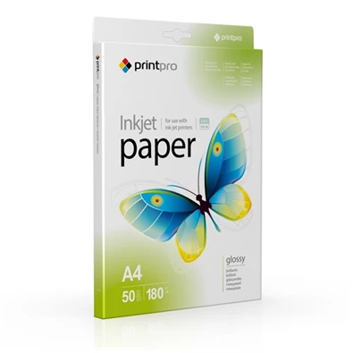 COLORWAY PrintPro fényes, 180g/m, A4, 50pc. (PGE180050A4) fotópapír