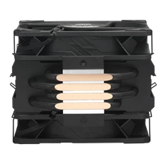 COOLER MASTER CPU hűtő HYPER 212 BLACK X DUO, LGA1700 támogatással, fekete
