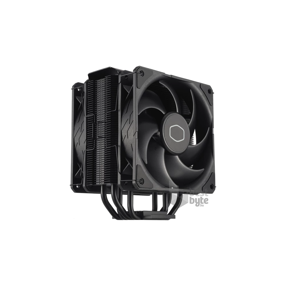COOLER MASTER CPU hűtő HYPER 212 BLACK X DUO, LGA1700 támogatással, fekete
