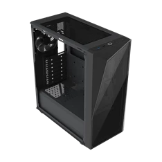 COOLER MASTER Ház, Mid Tower ATX CMP 520L, Edzett üveg, Tápegység nélkül, fekete